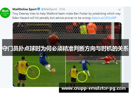 守门员扑点球时为何必须精准判断方向与时机的关系