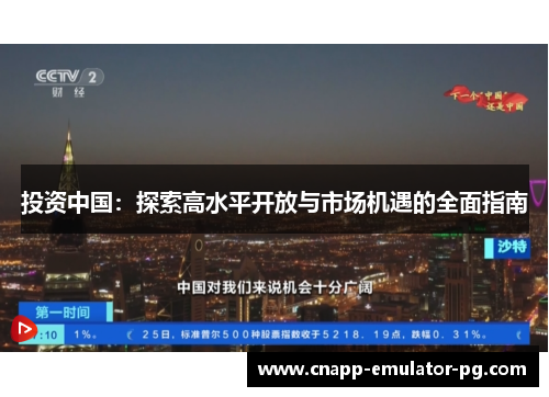 投资中国：探索高水平开放与市场机遇的全面指南